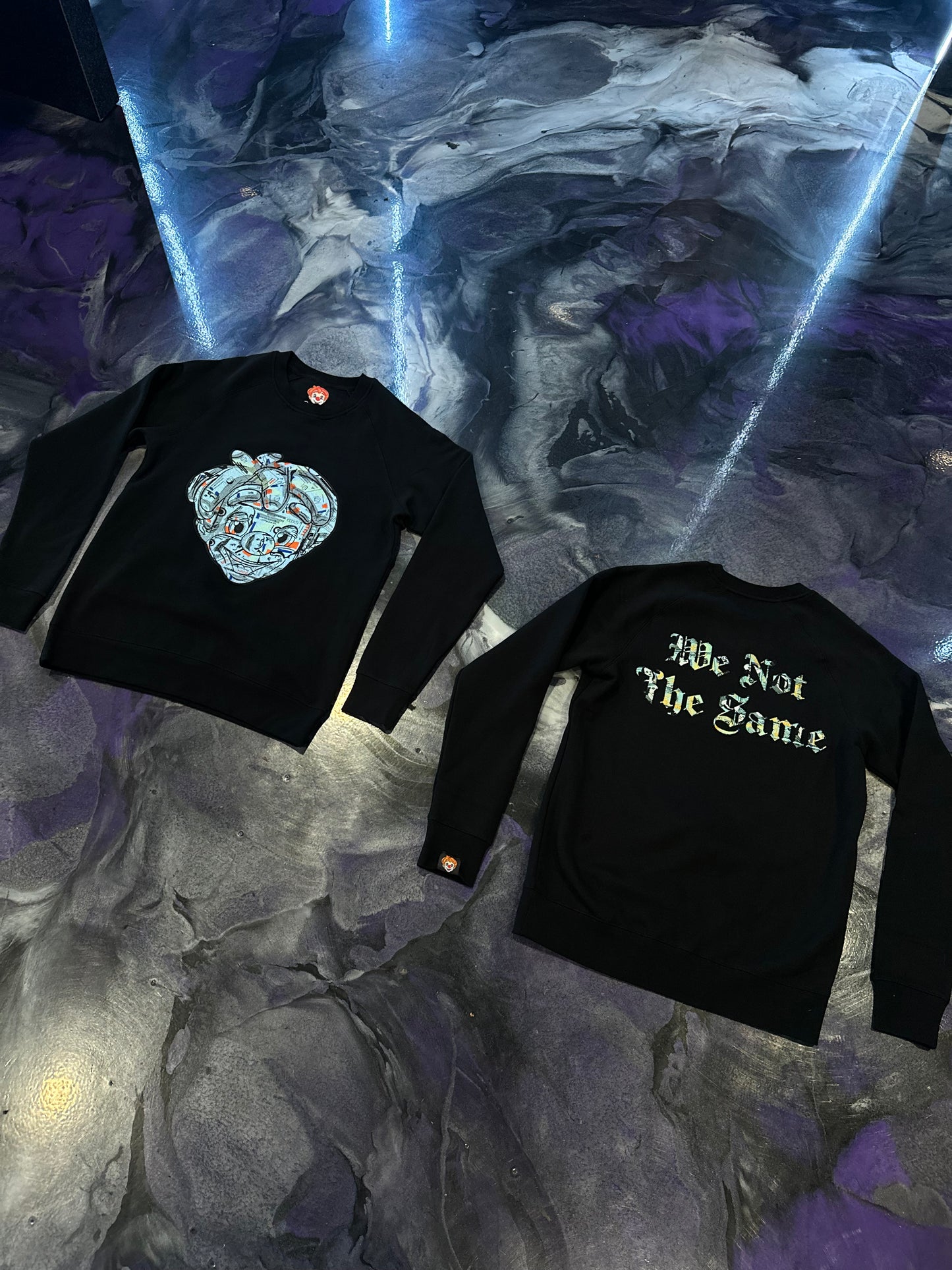 All Bluez “We Not The Same”Embroidered Crewneck