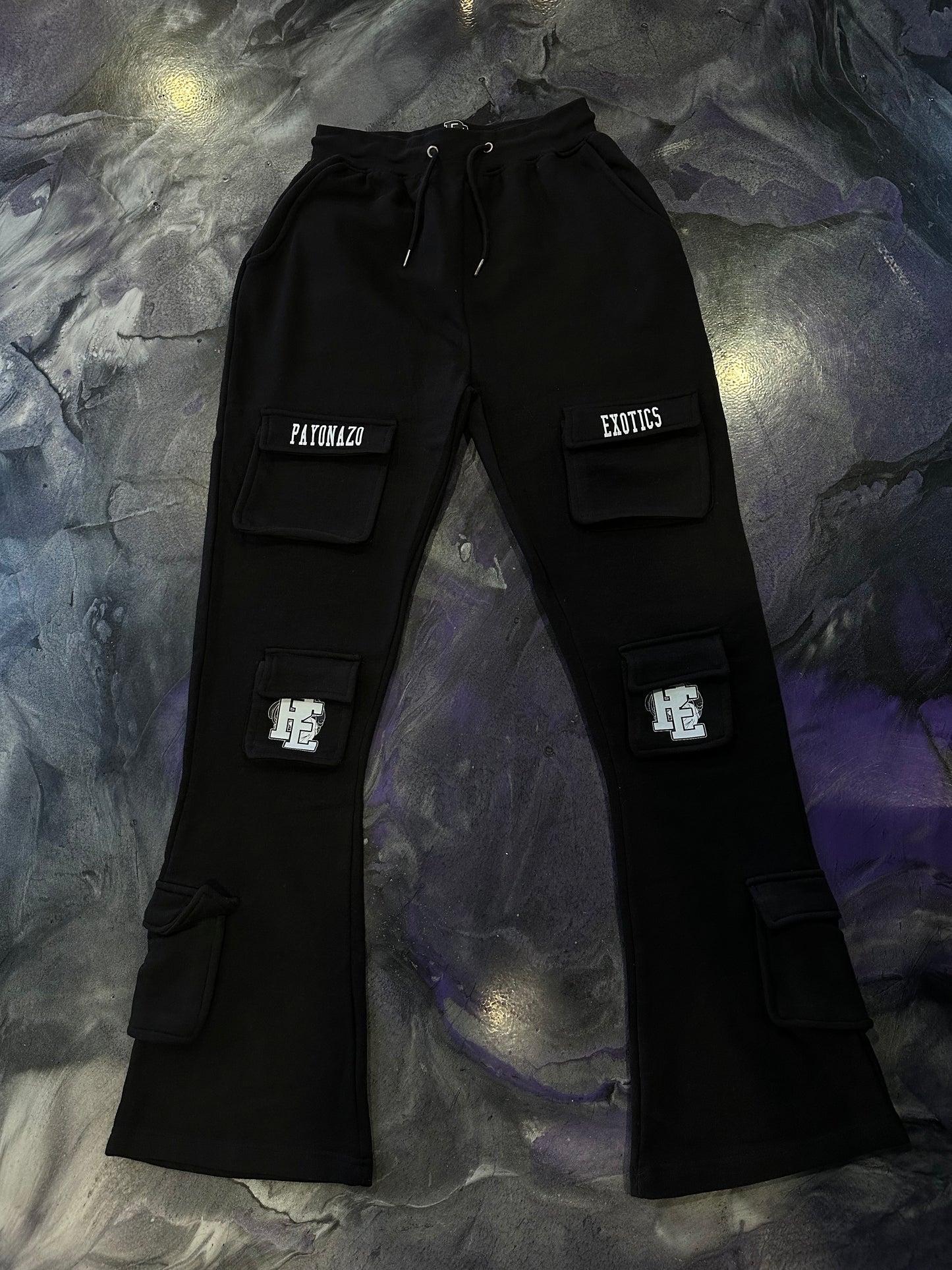 Cargo Stacked Flare Sweats